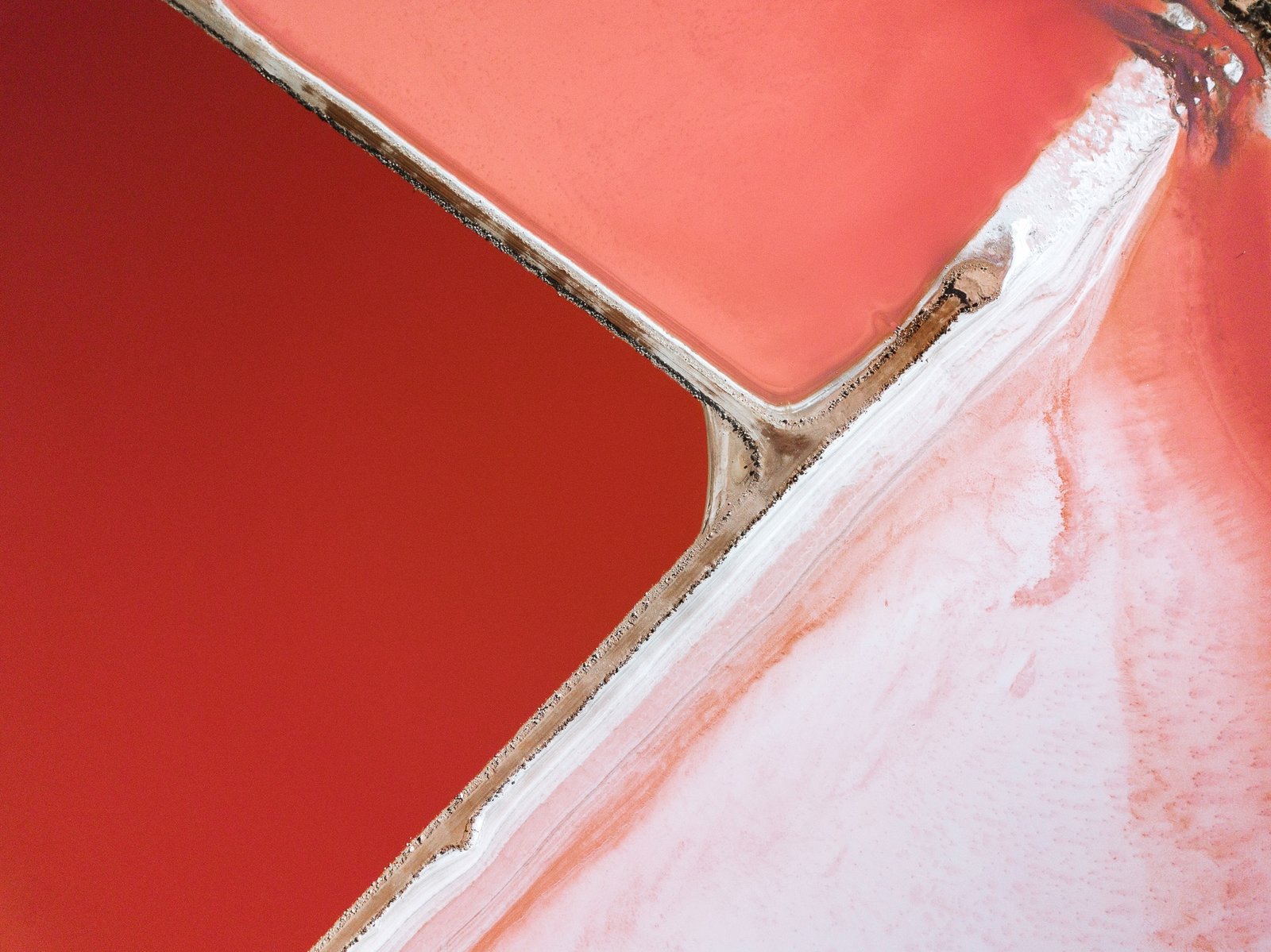 Perth to Exmouth road trip itinerary stop at Hutt Lagoon, Pink Lake in Western Australia