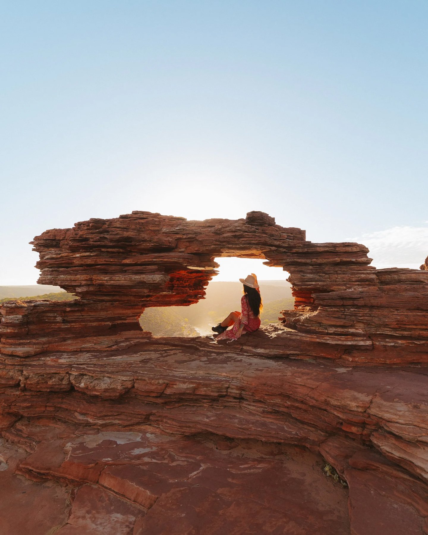 Kalbarri Natures Window view overlooking the national park