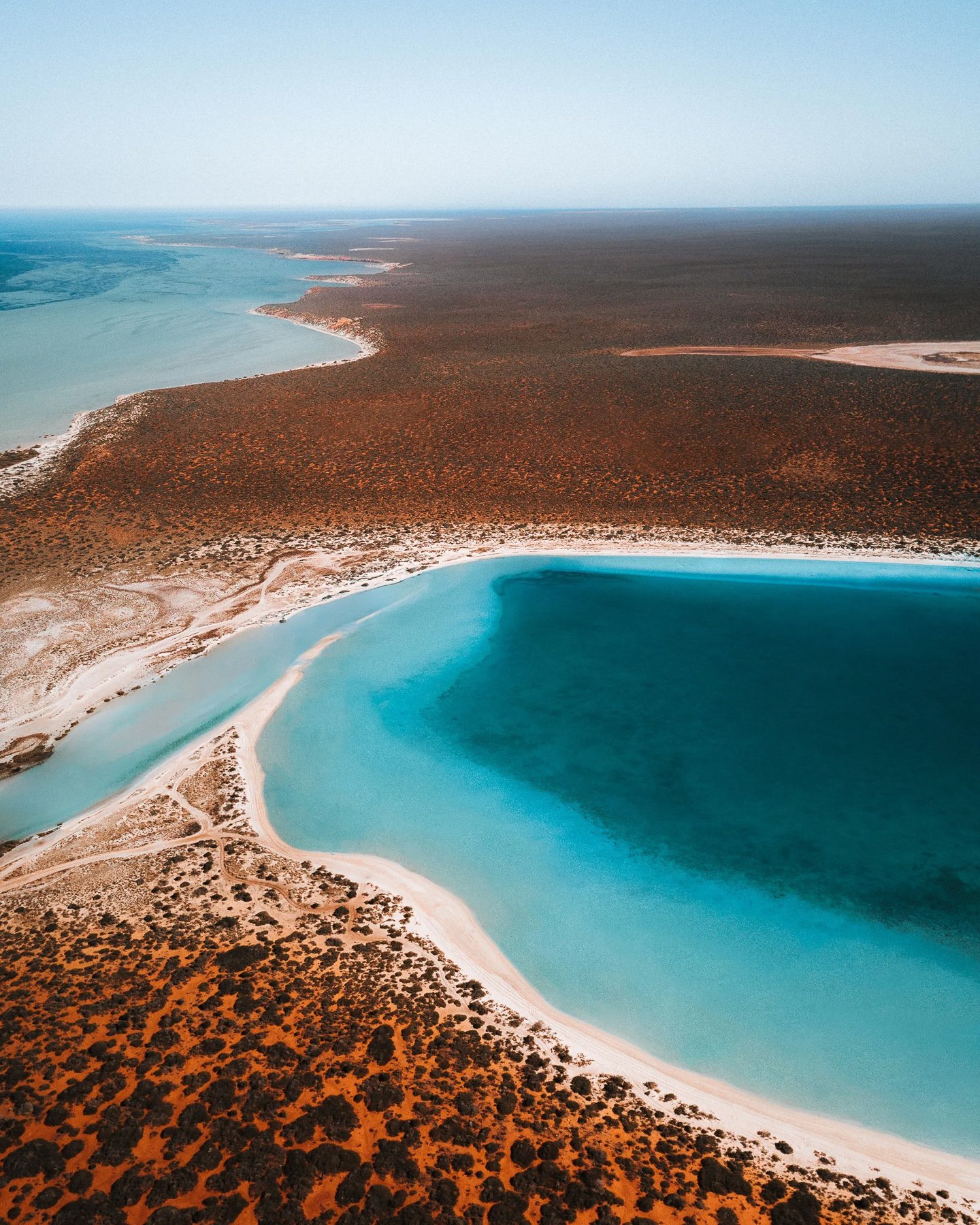 Lagoon in Shark Bay, Western Australia