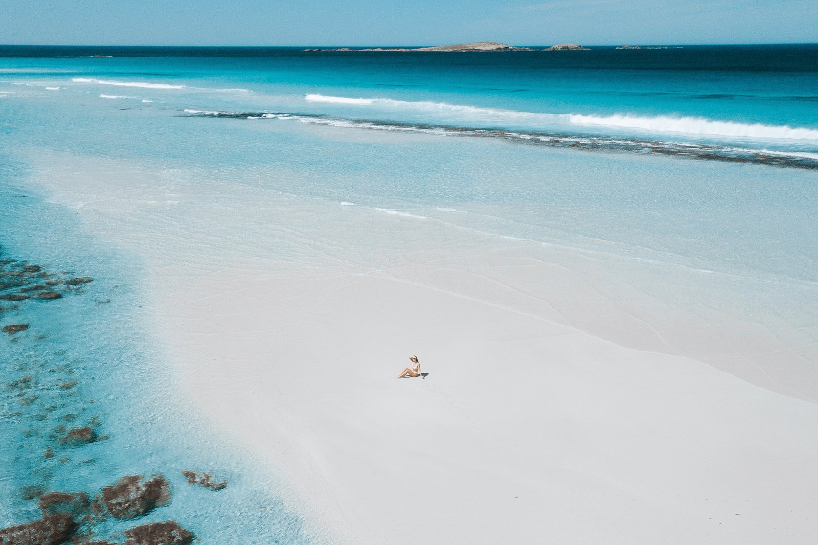 Nine Mile Beach and its protected lagoon near Esperance