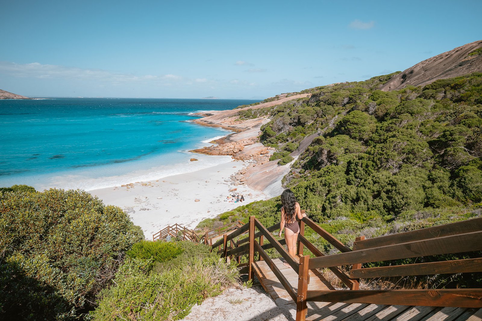 Stairs leading down to Blue Haven Beaches in Esperance