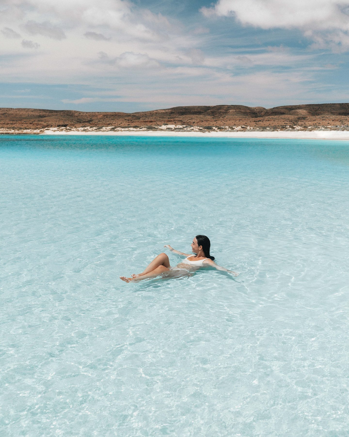 Perth to Exmouth road trip itinerary stop at Turquoise Bay for snorkeling