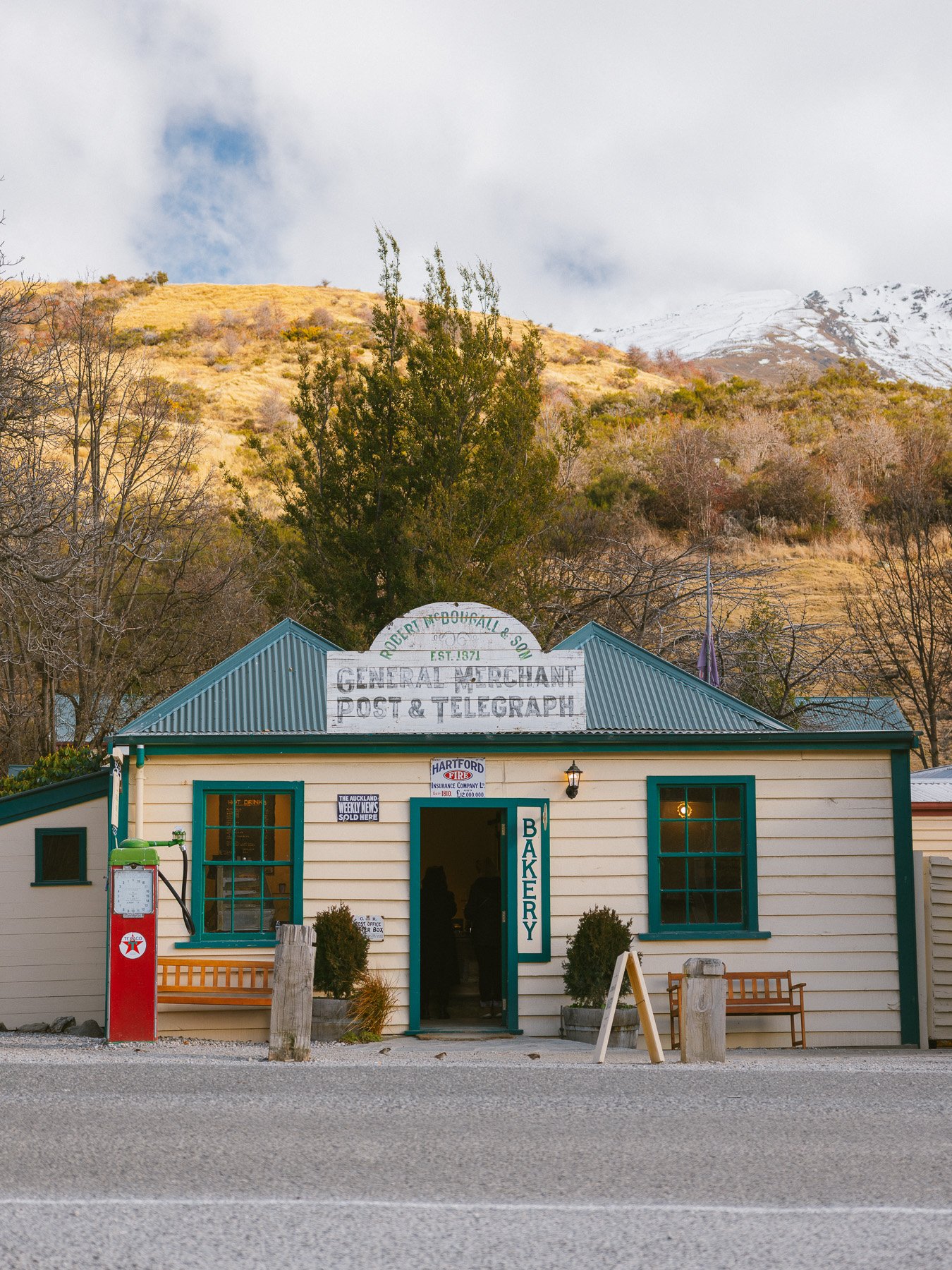 Historic Cardrona Hotel bakery between Queenstown and Wanaka
