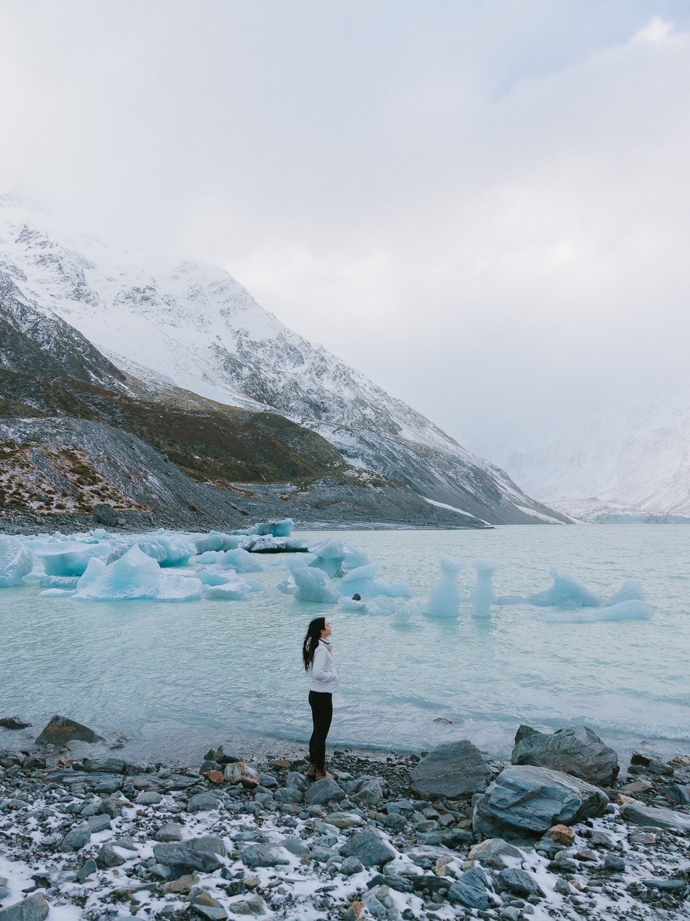 hooker valley lake hikes in mount cook national park