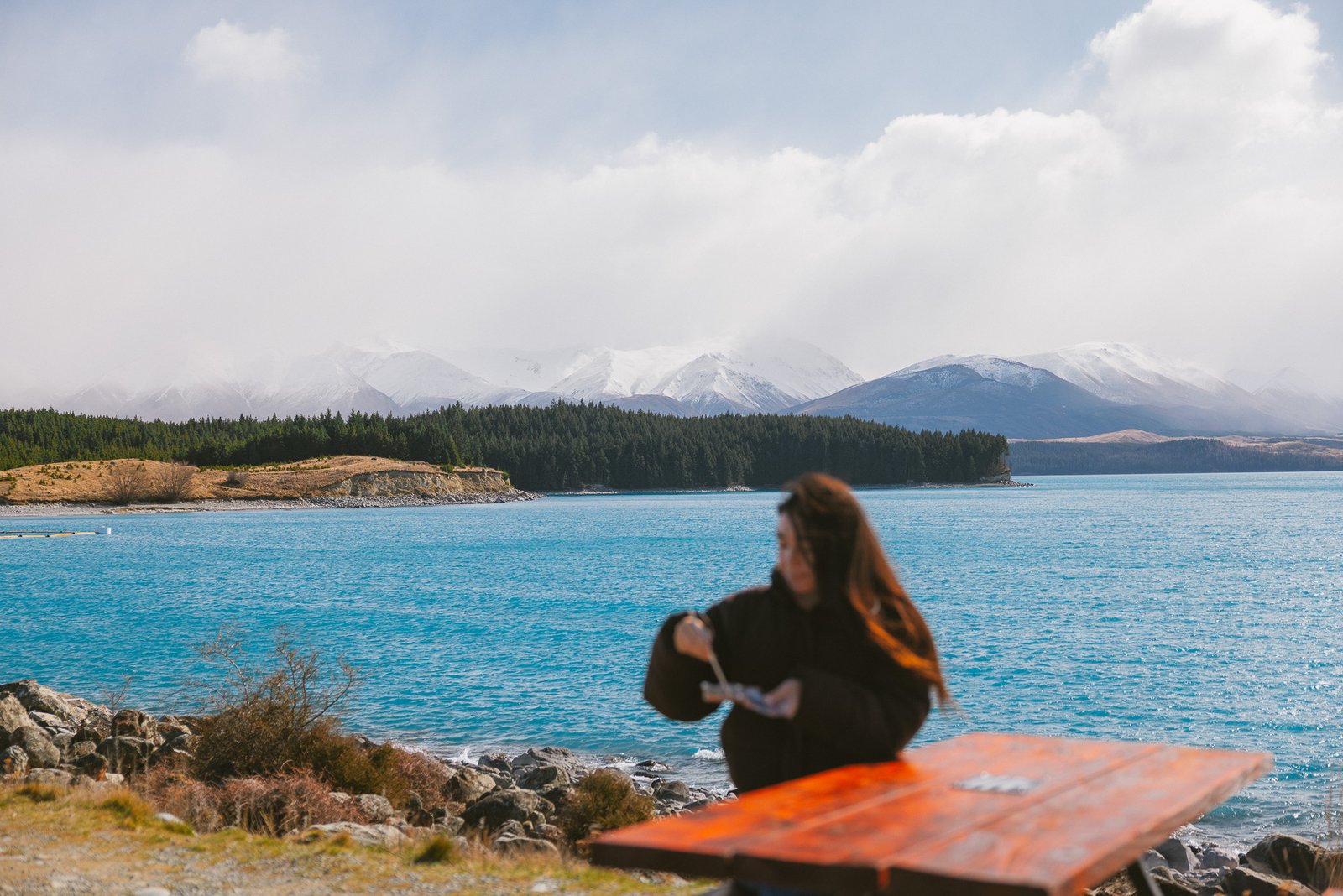 Mount Cook Alpine Salmon overlooking Lake Pukaki